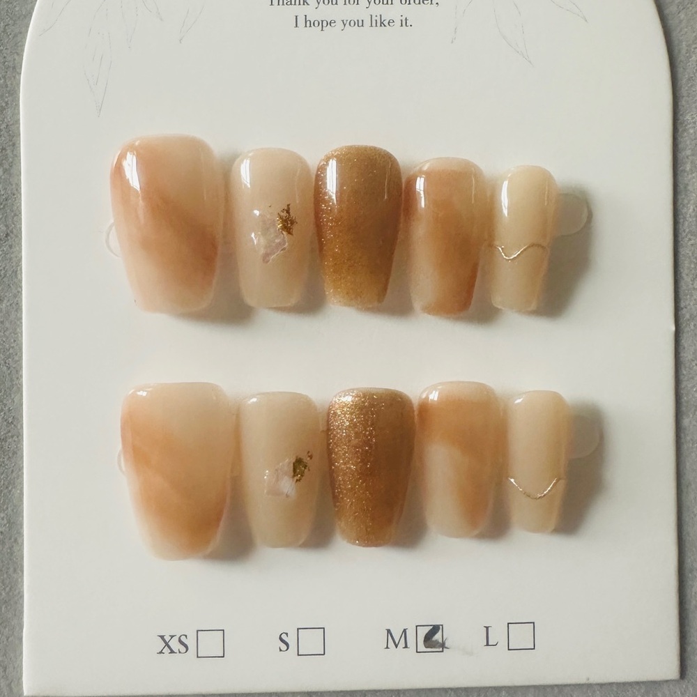 Elegant Nude Press-On Nails